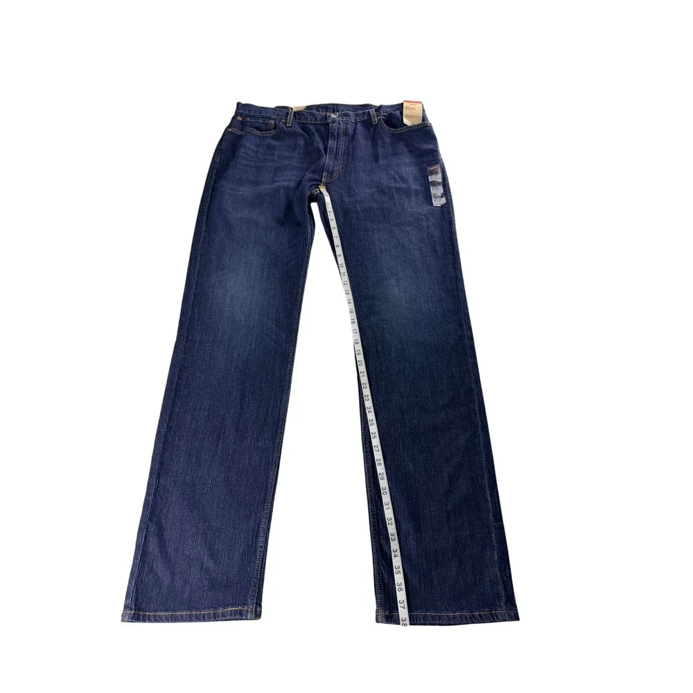 Levi's 559 Relaxed Straight Jeans Mens 42x38 Dark Wash Stretch Big Tall NWT